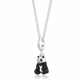 Silver Panda Necklace