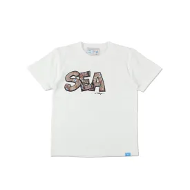 Smurf x WDS  S/S Tee (wind and smurf) Child / WHITE