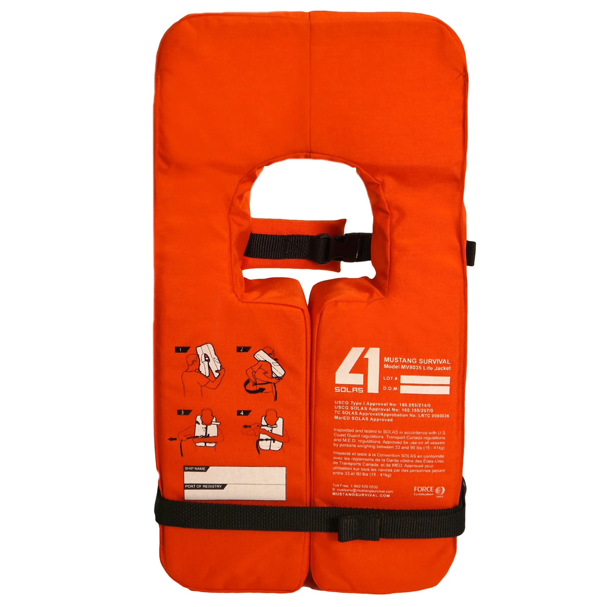 SOLAS Type 1 Child Life Jacket