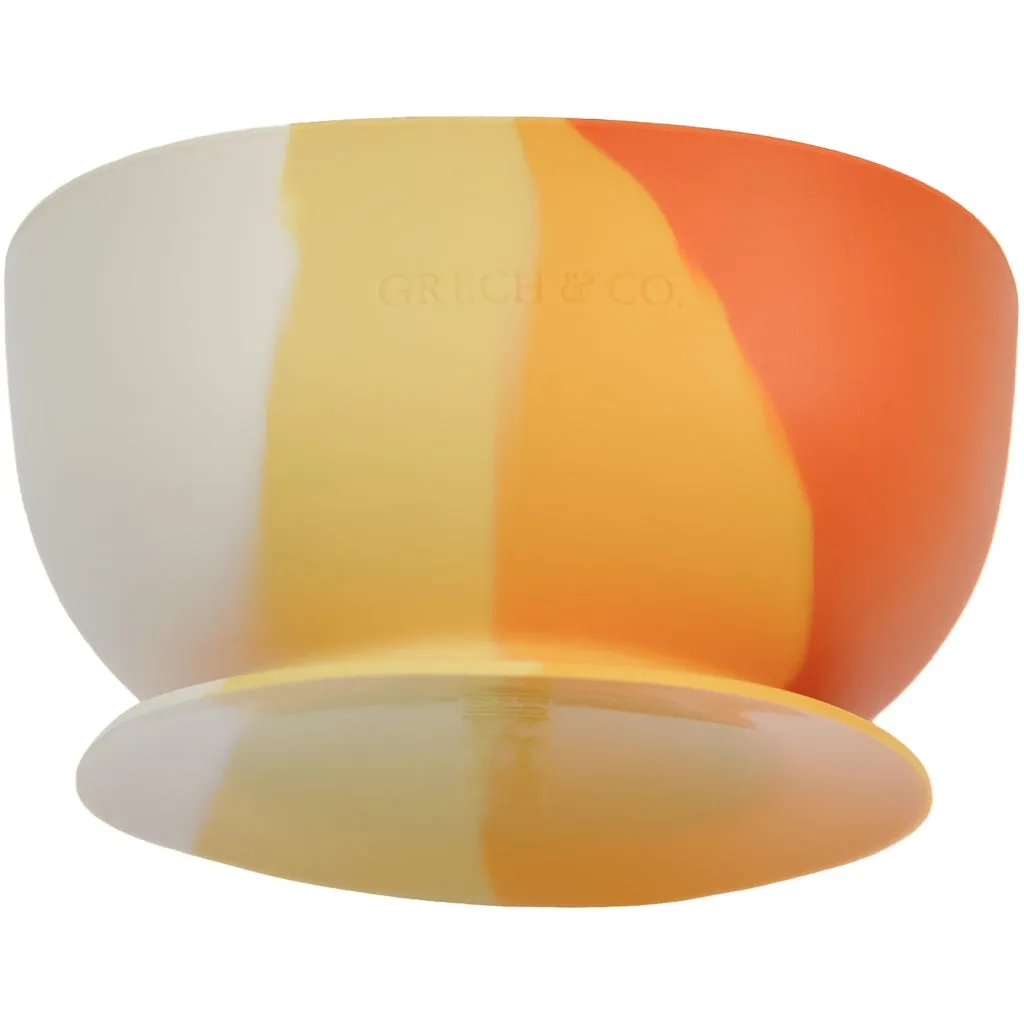 Suction Silicone Bowl | Color Splash Collection - Sienna Ombre
