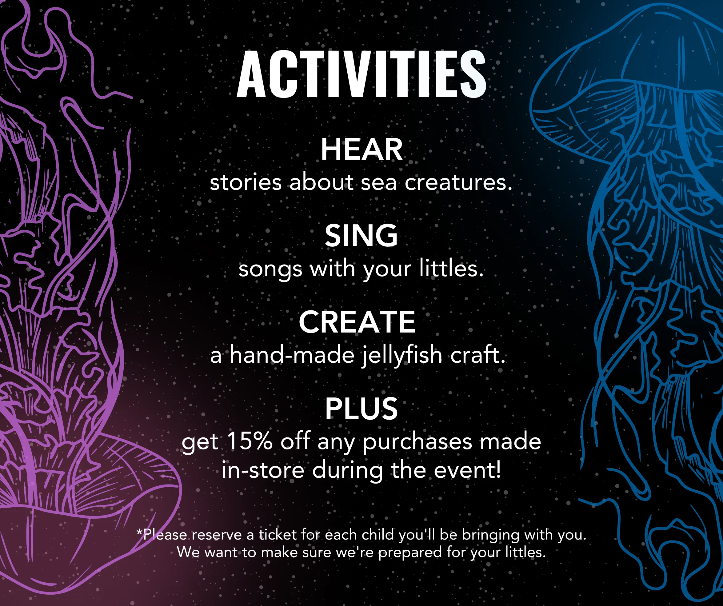 TX Showroom Sea Creature Storytime