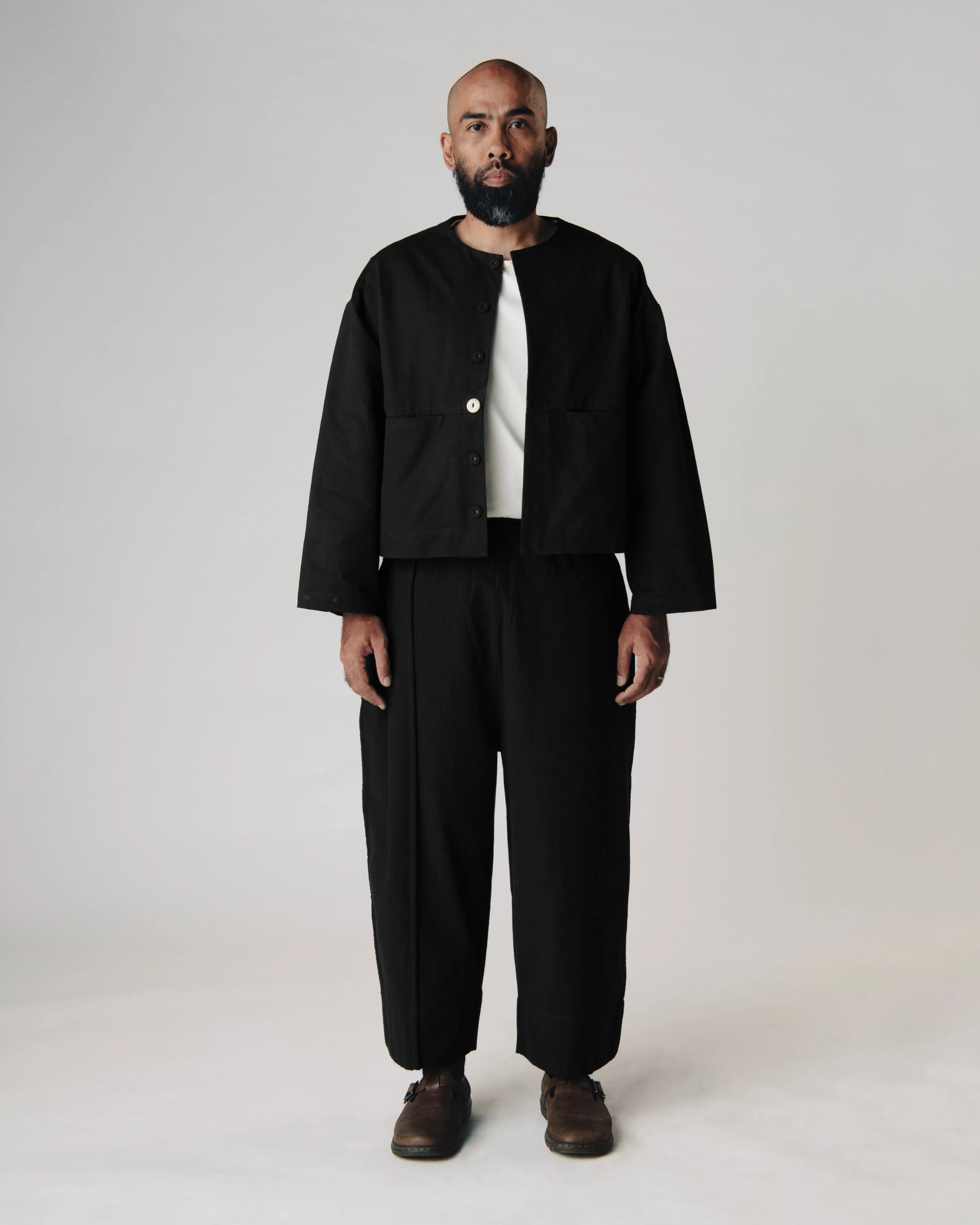 Unisex: The Cropped Jacket (Black)