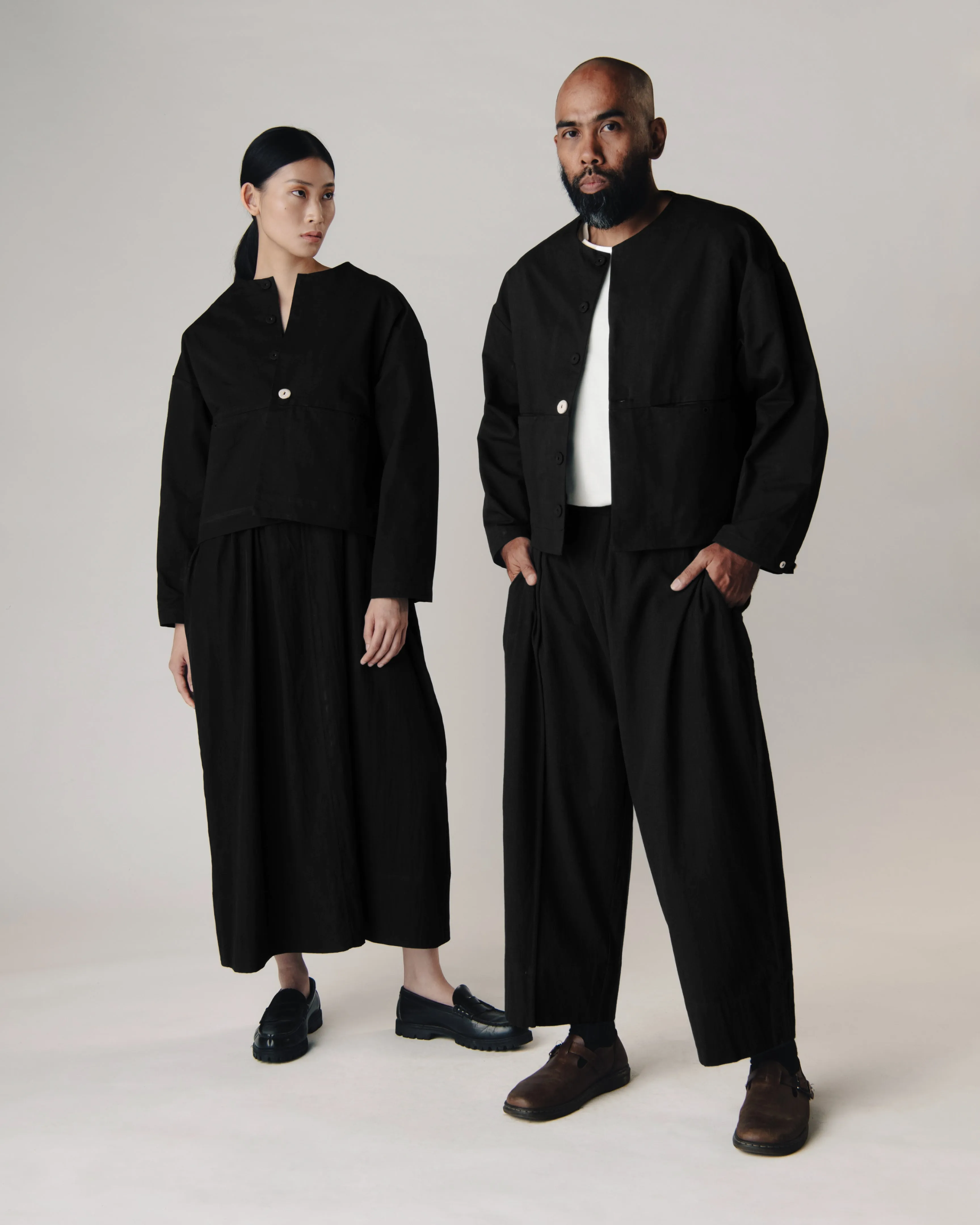 Unisex: The Cropped Jacket (Black)