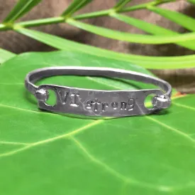 VI Strong Sterling Silver Latching Child Bracelet