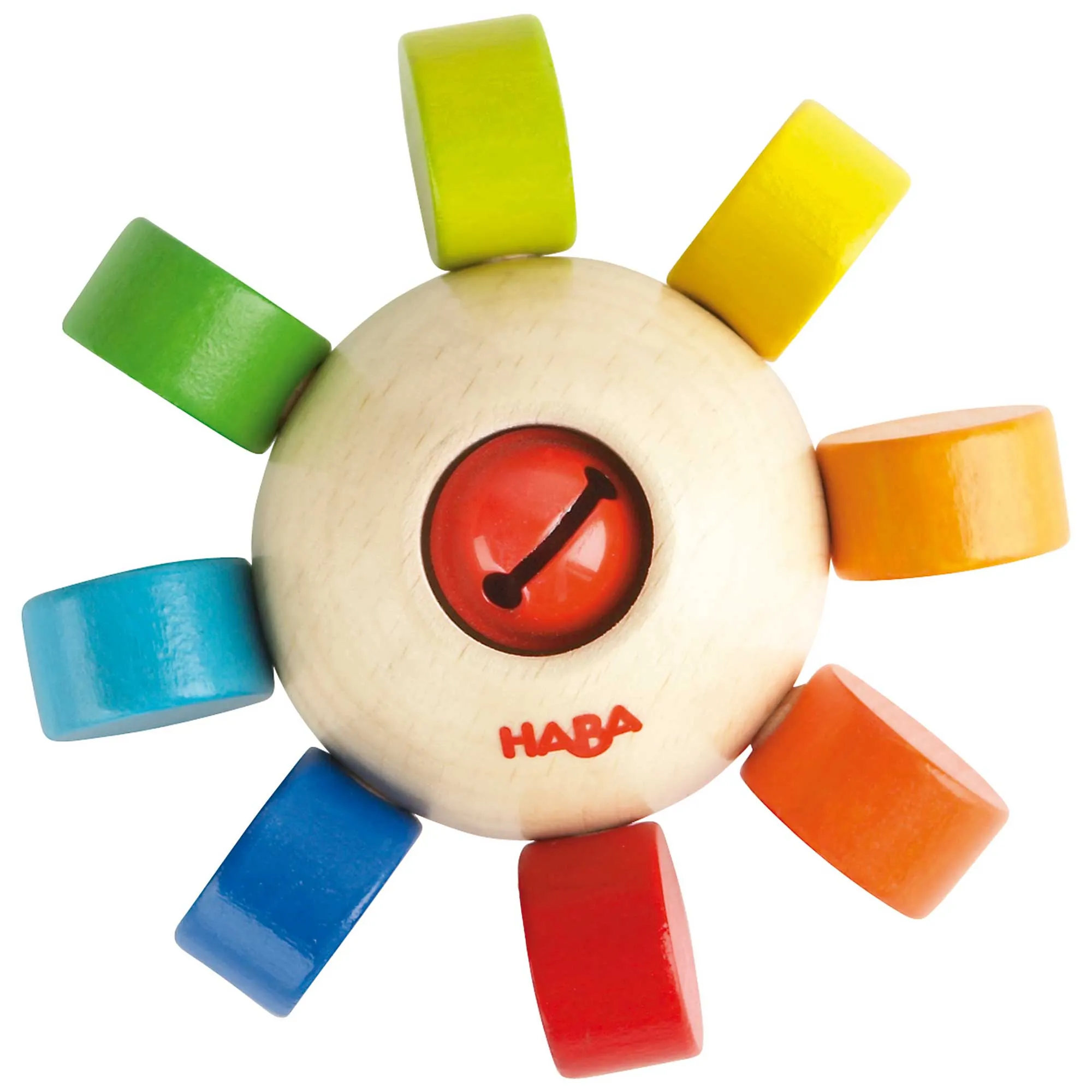 Whirlygig Wooden Rattle & Clutching Toy