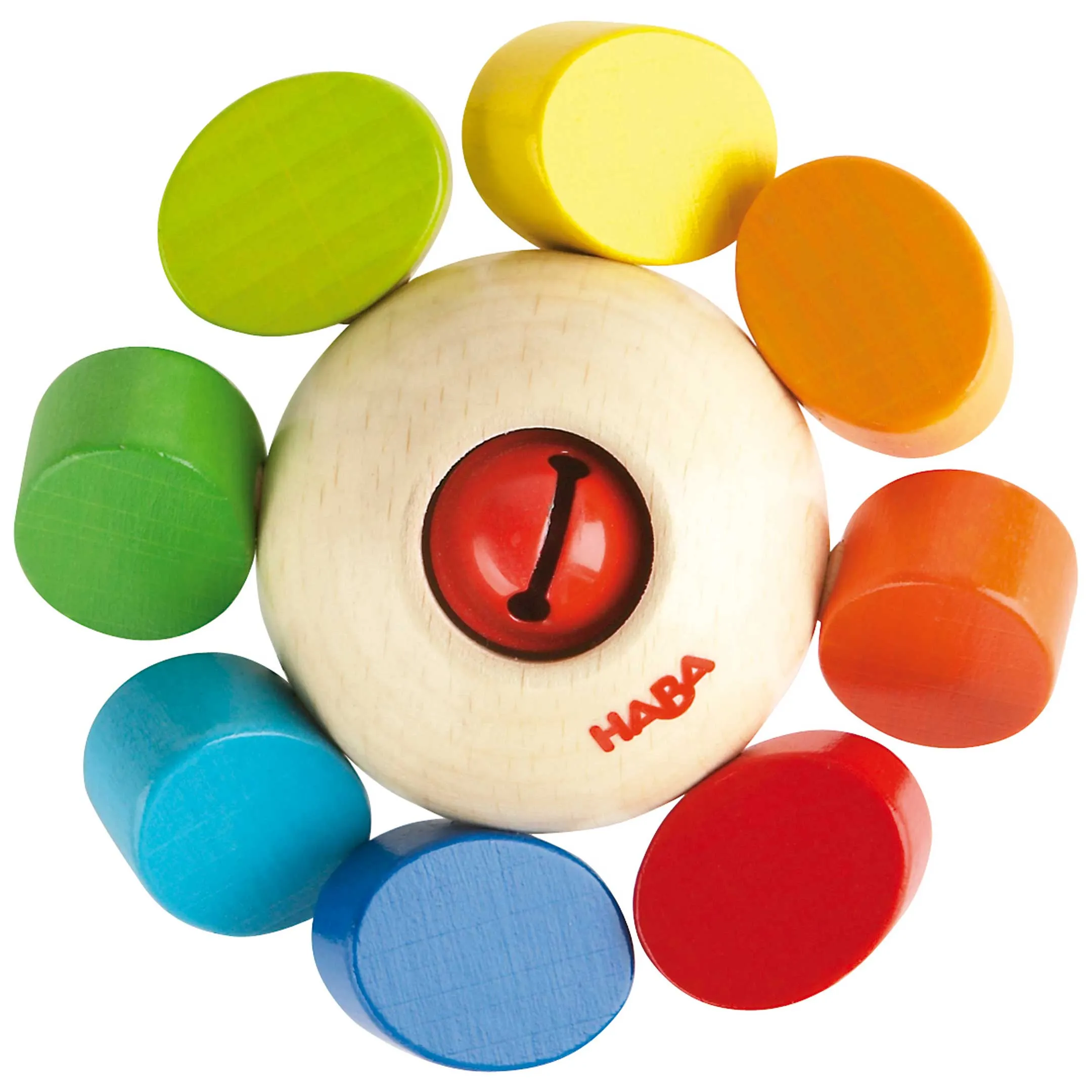 Whirlygig Wooden Rattle & Clutching Toy