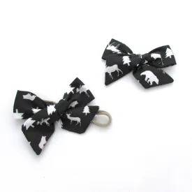 Winter Woods Hair Bow