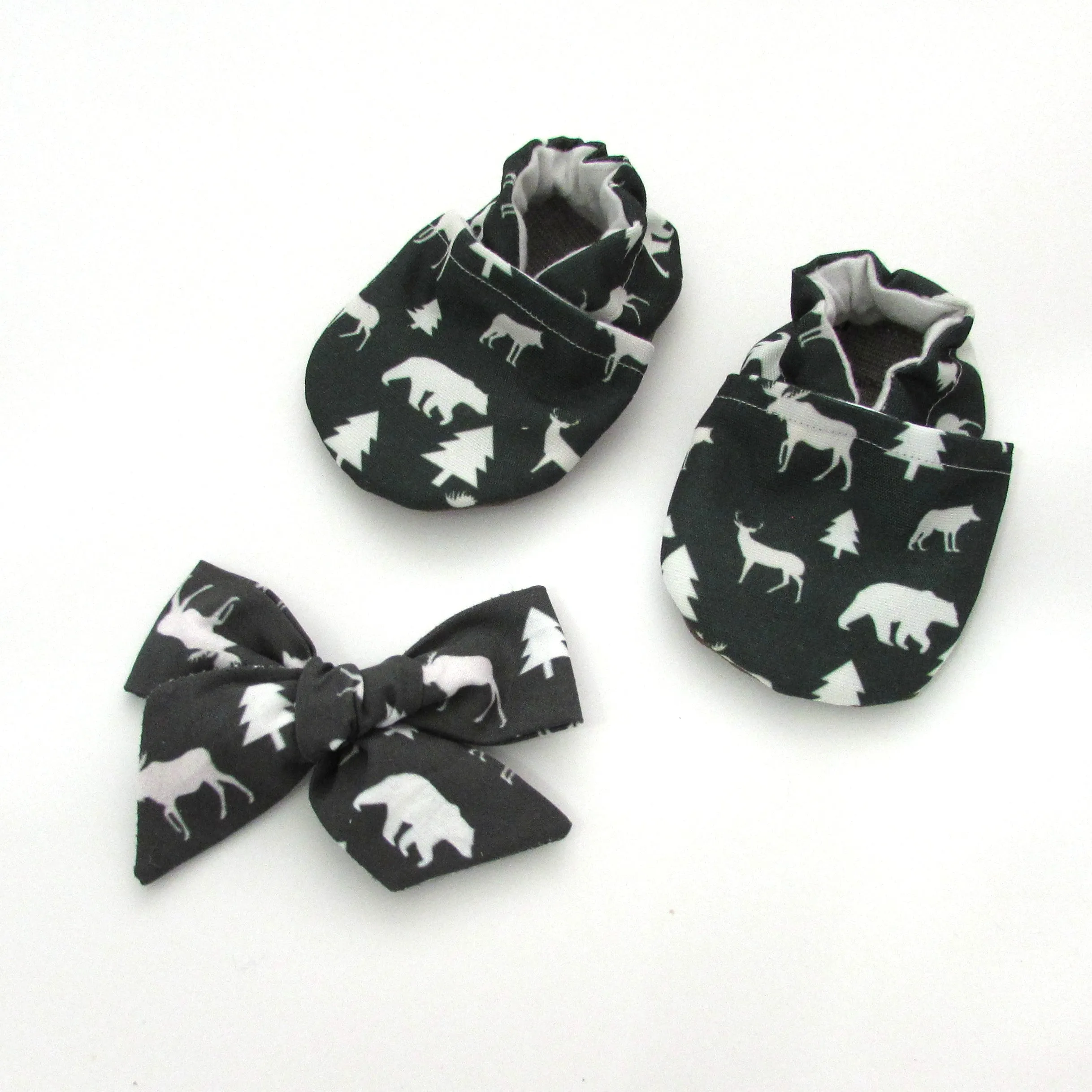 Winter Woods Hair Bow