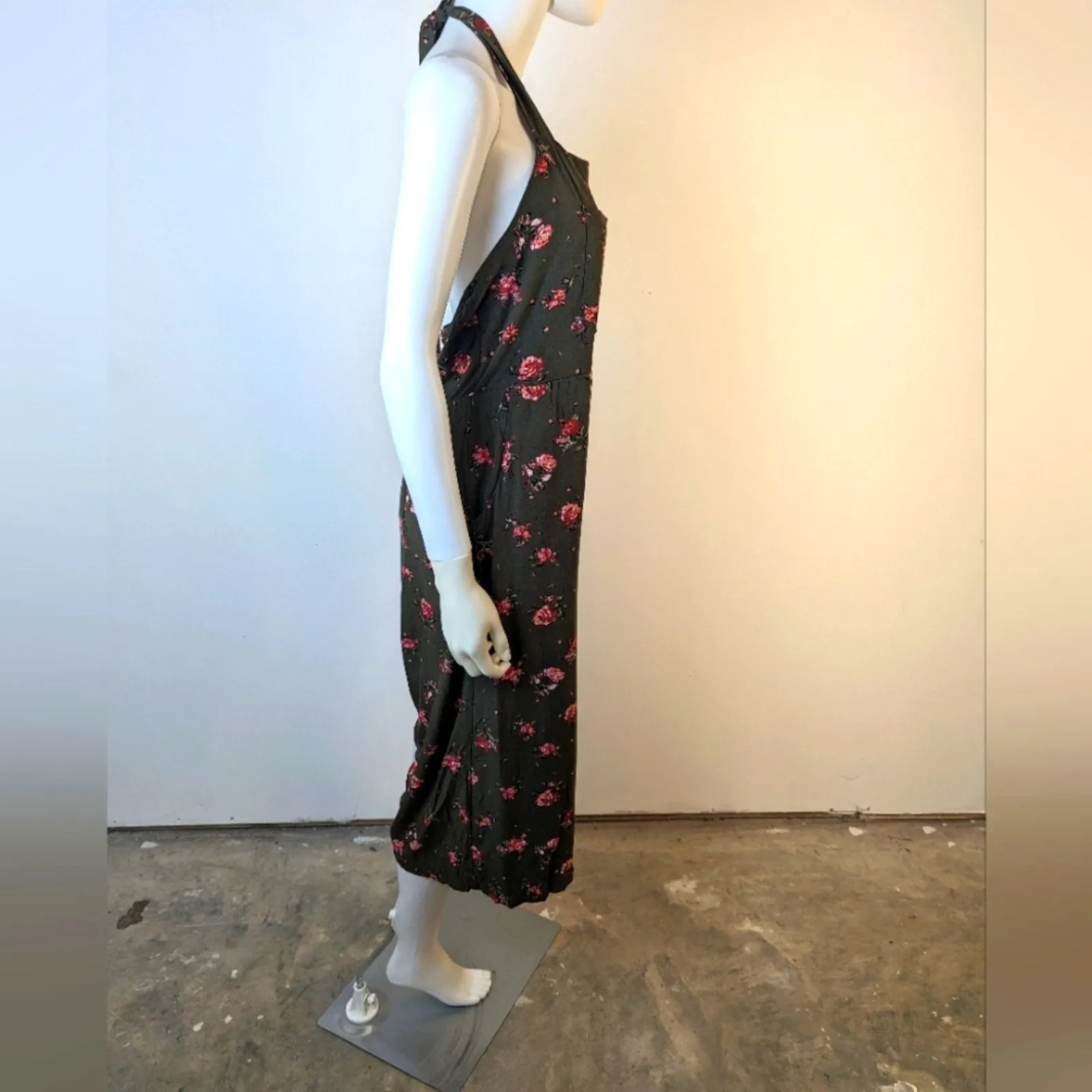Xhilaration Floral Halter Romper / Medium